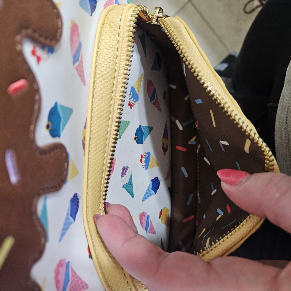 Loungefly Brown and Yellow Whimsical Dessert Backpack - Picture 6 of 6